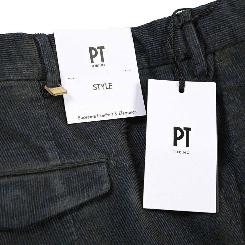 26-27AW PT TORINO “MASTER FIT” 細畝コーデュロイ テーパードパンツ