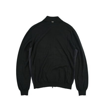 HERNO コットン100% ニットボンバージャケット