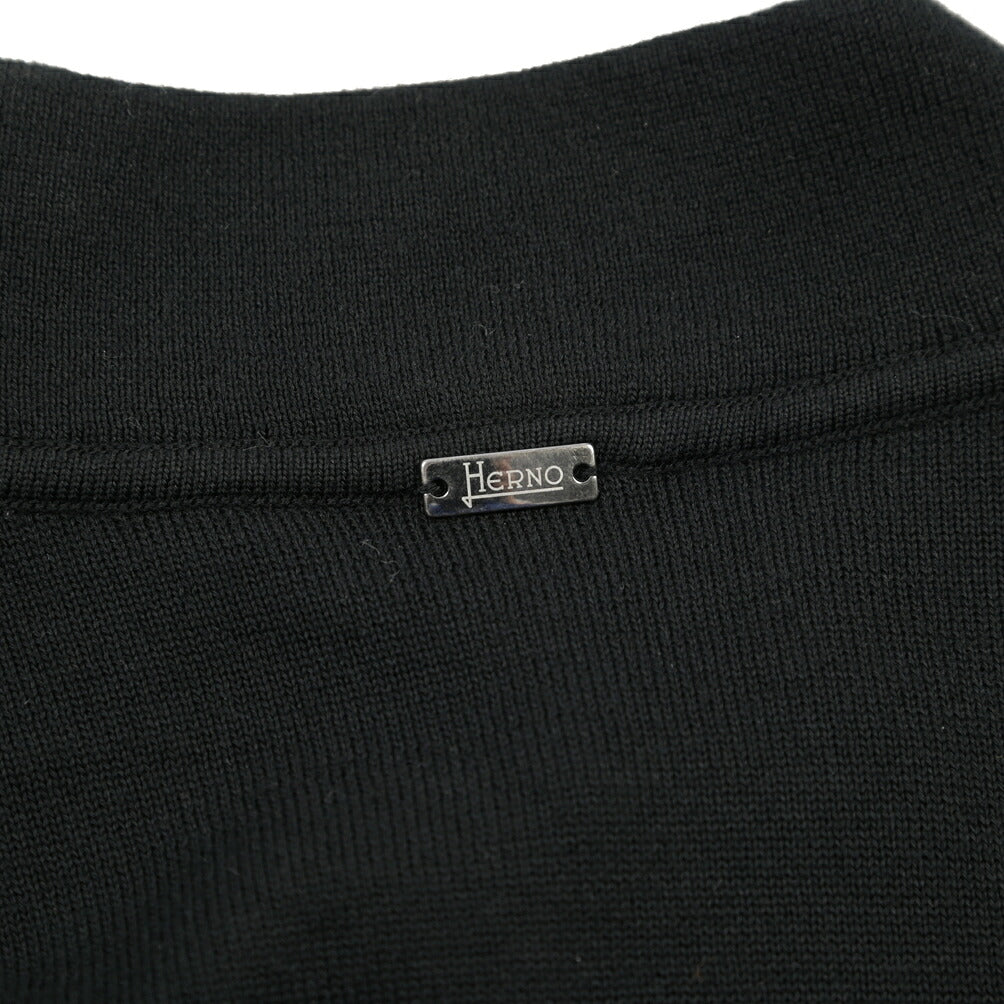 HERNO コットン100% ニットボンバージャケット