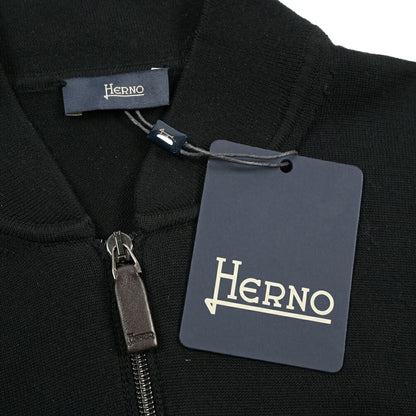 HERNO コットン100% ニットボンバージャケット