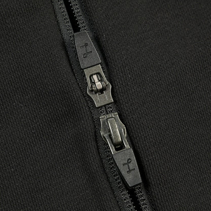 HERNO “Laminar” 異素材コンビ フード付きジップアップブルゾン