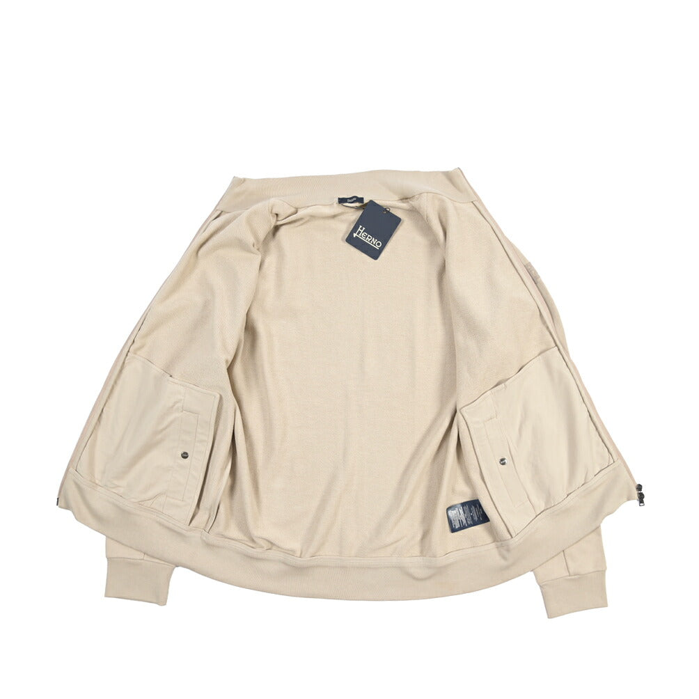 HERNO コットン100% スタンドカラージップアップブルゾン