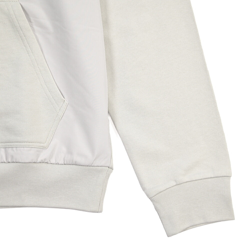 HERNO “Laminar” 異素材コンビ クルーネックスウェットシャツ