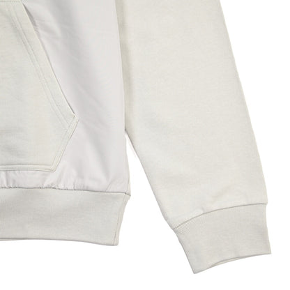 HERNO “Laminar” 異素材コンビ クルーネックスウェットシャツ