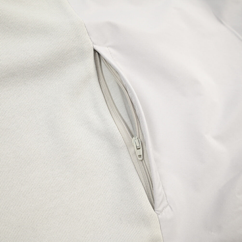 HERNO “Laminar” 異素材コンビ クルーネックスウェットシャツ
