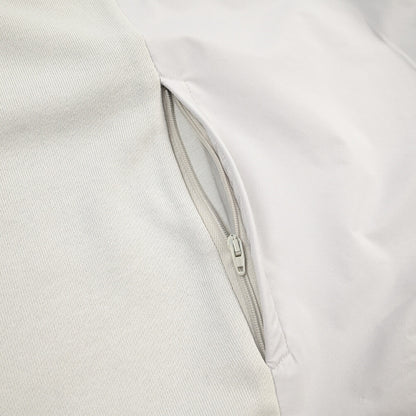HERNO “Laminar” 異素材コンビ クルーネックスウェットシャツ