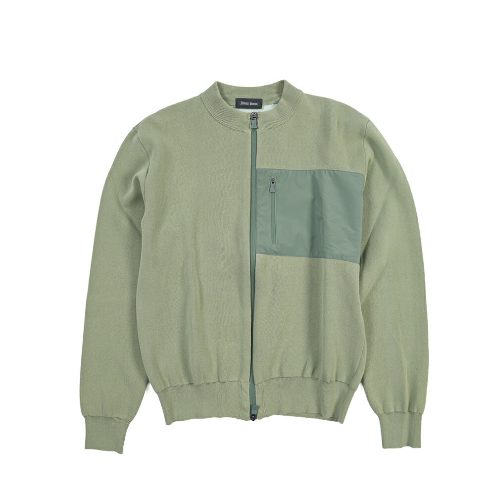 HERNO Laminar コットンニットジップカーディガン