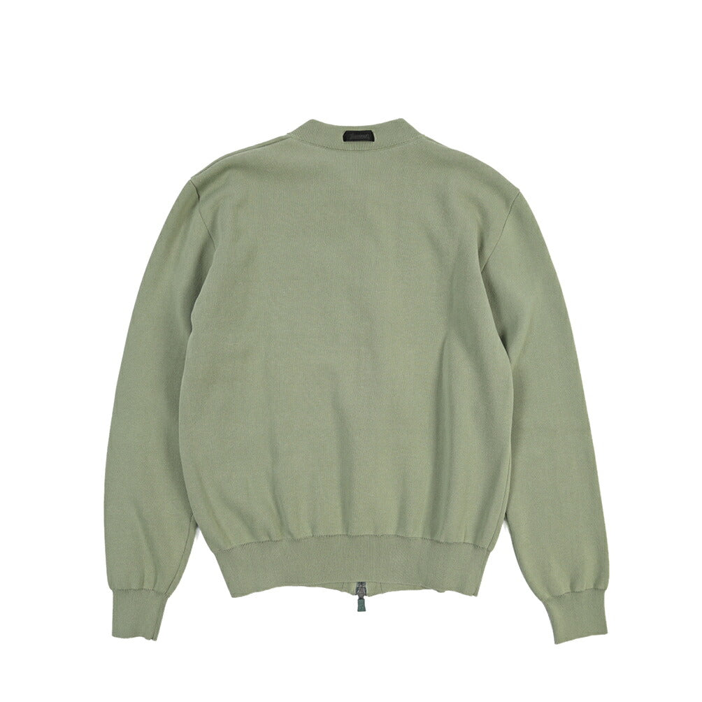 HERNO Laminar コットンニットジップカーディガン