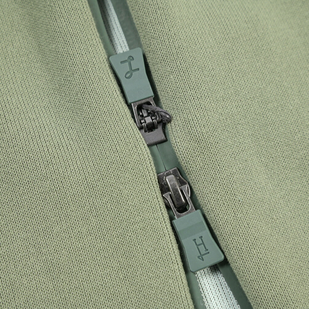 HERNO Laminar コットンニットジップカーディガン