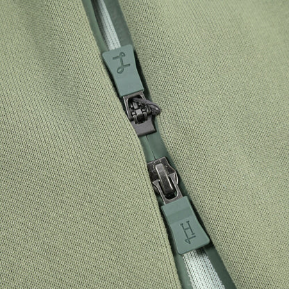 HERNO Laminar コットンニットジップカーディガン
