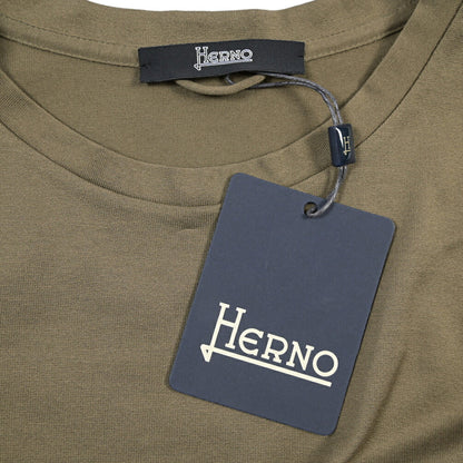 HERNO コットン100% クルーネックTシャツ