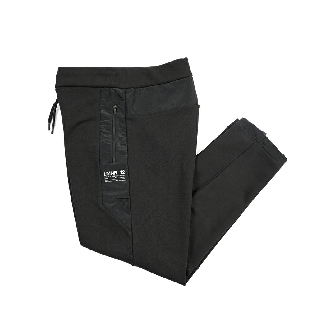 HERNO “Laminar” コットン100% 異素材コンビイージーパンツ