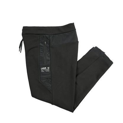 HERNO “Laminar” コットン100% 異素材コンビイージーパンツ