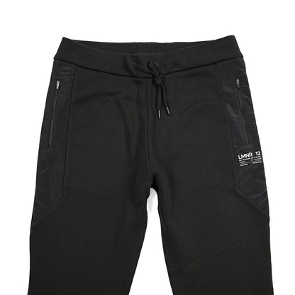 HERNO “Laminar” コットン100% 異素材コンビイージーパンツ