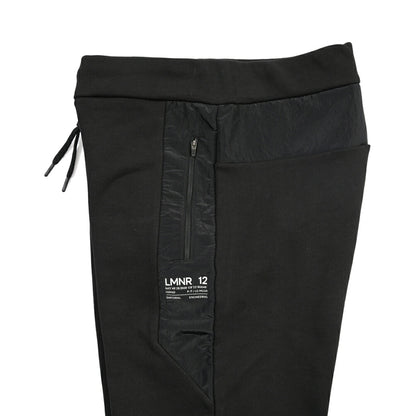 HERNO “Laminar” コットン100% 異素材コンビイージーパンツ