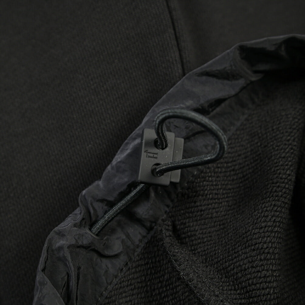 HERNO “Laminar” コットン100% 異素材コンビイージーパンツ