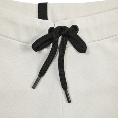 HERNO “Laminar” コットン100% 異素材コンビイージーパンツ