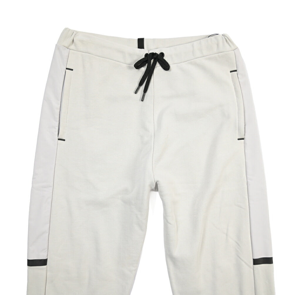 HERNO “Laminar” コットン100% 異素材コンビイージーパンツ