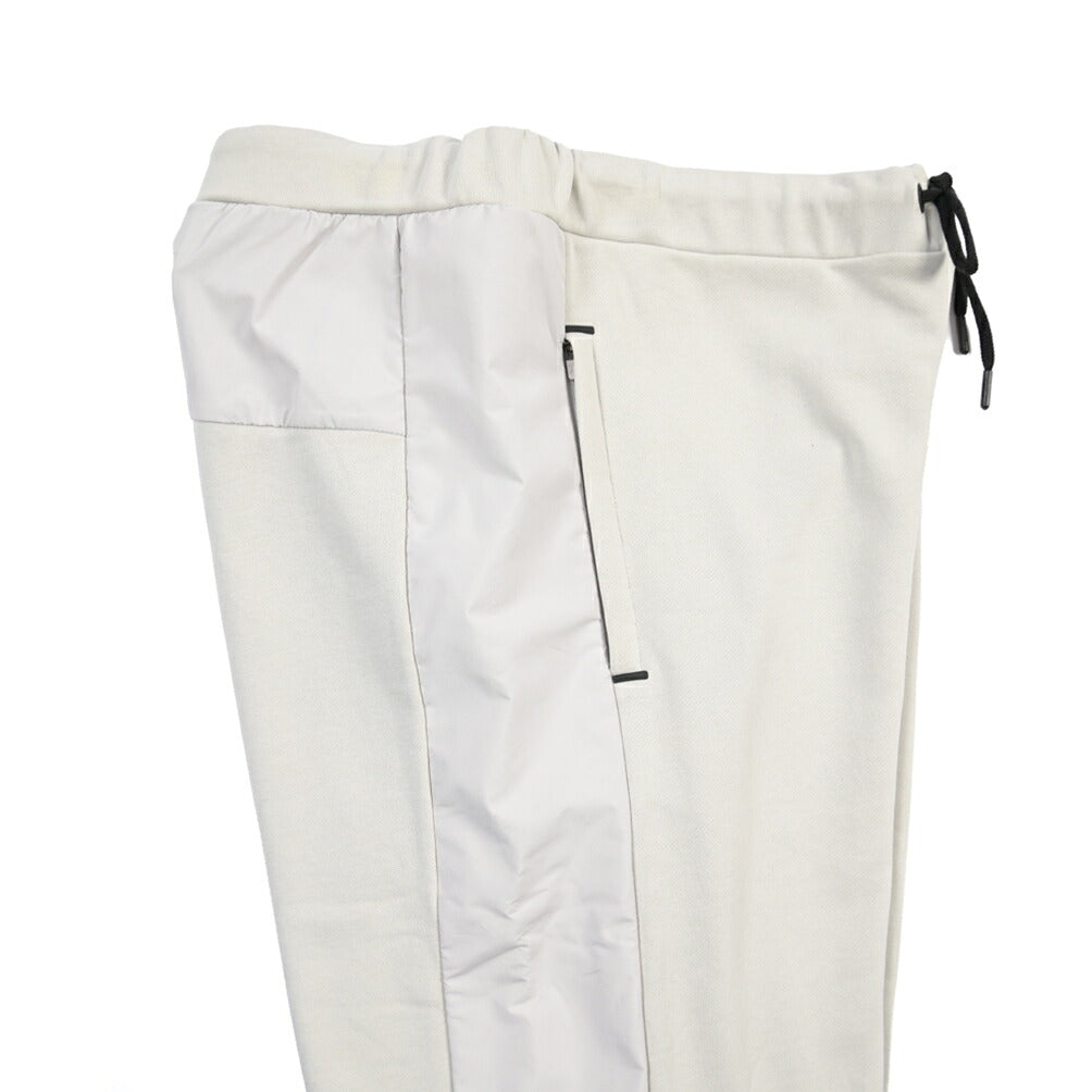 HERNO “Laminar” コットン100% 異素材コンビイージーパンツ