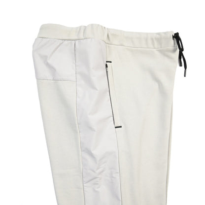 HERNO “Laminar” コットン100% 異素材コンビイージーパンツ