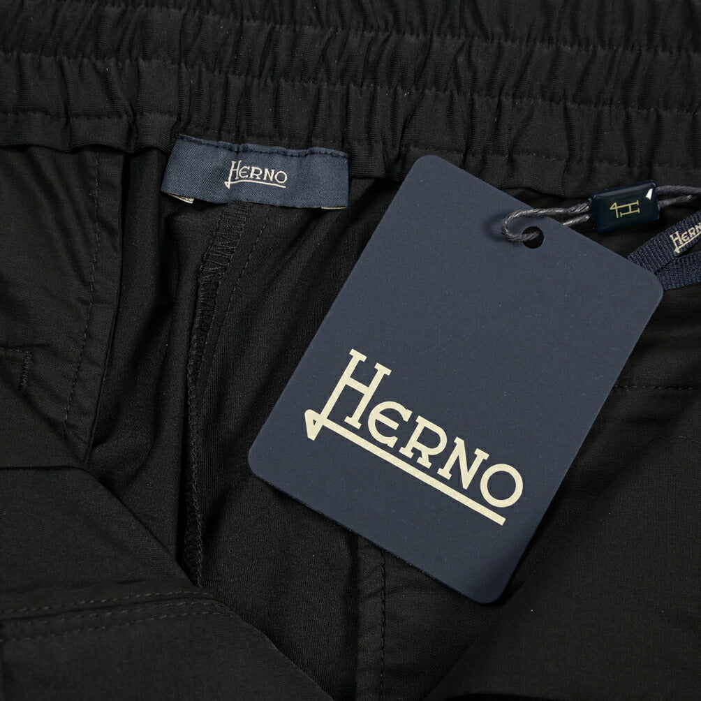 HERNO ストレッチナイロン イージースウェットパンツ