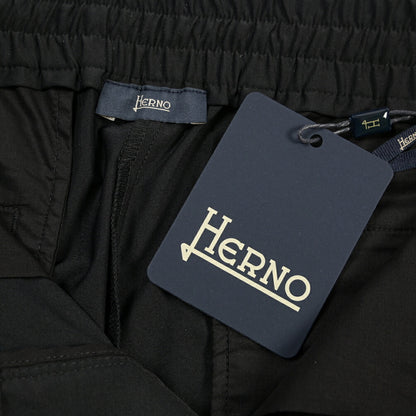 HERNO ストレッチナイロン イージースウェットパンツ