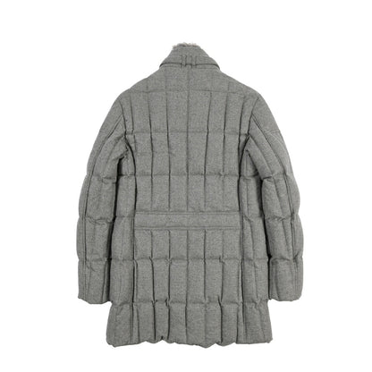 MOORER “MORRIS-CCL” カシミヤ ファー付きスタンドカラーダウンコート