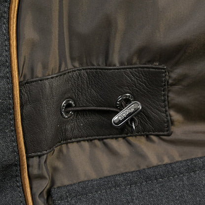 MOORER “PHILIP-PE” シープスキン100% ファーフード付きスタンドカラーダウンコート
