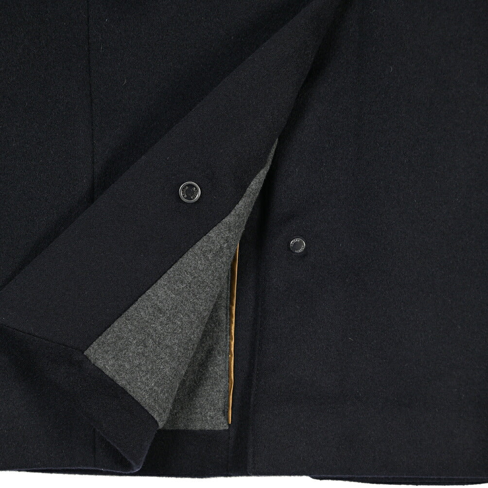 MOORER “HARRIS-TI” カシミヤ100% 着脱可能ライナー付き3Bシングルダウンチェスターコート