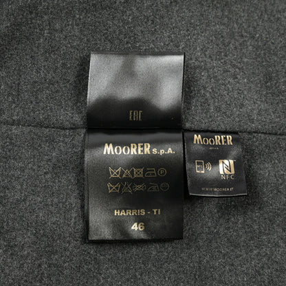 MOORER “HARRIS-TI” カシミヤ100% 着脱可能ライナー付き3Bシングルダウンチェスターコート