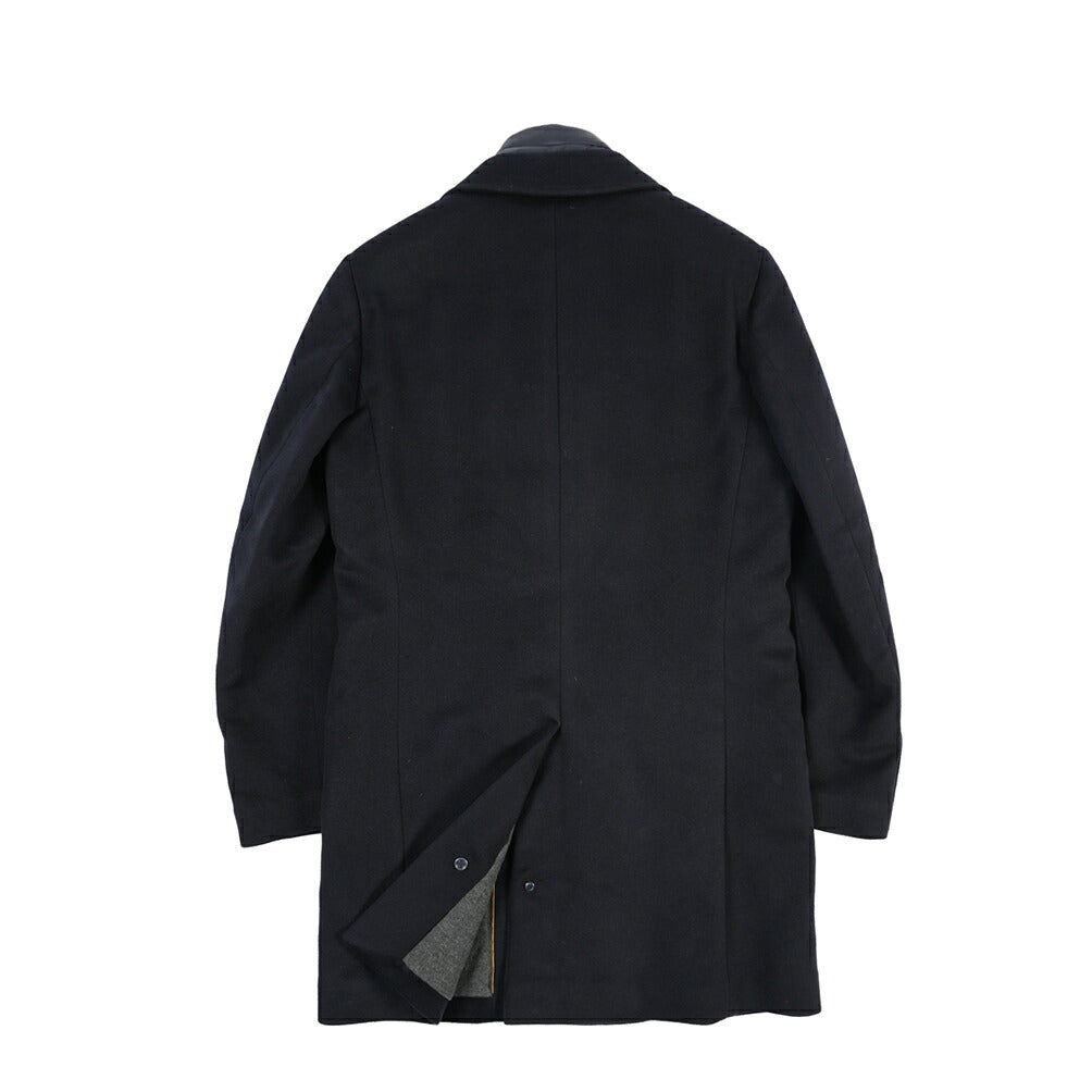 MOORER “HARRIS-TI” カシミヤ100% 着脱可能ライナー付き3Bシングルダウンチェスターコート