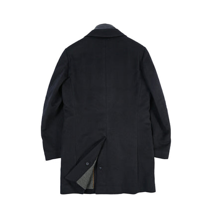 MOORER “HARRIS-TI” カシミヤ100% 着脱可能ライナー付き3Bシングルダウンチェスターコート