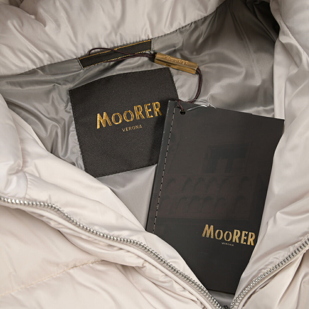 MOORER “FABULA-Y” カシミヤ100% フーディー3WAYダウンコート / レディース