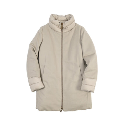 MOORER “ABETE-LE” ウール混カシミヤ スタンドカラーダウンコート / レディース