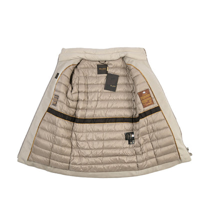 MOORER “ABETE-LE” ウール混カシミヤ スタンドカラーダウンコート / レディース
