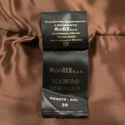 MOORER “MEGEVE-AWL” アルパカ混ヴァージンウール 3WAYフーディーダウンコート / レディース