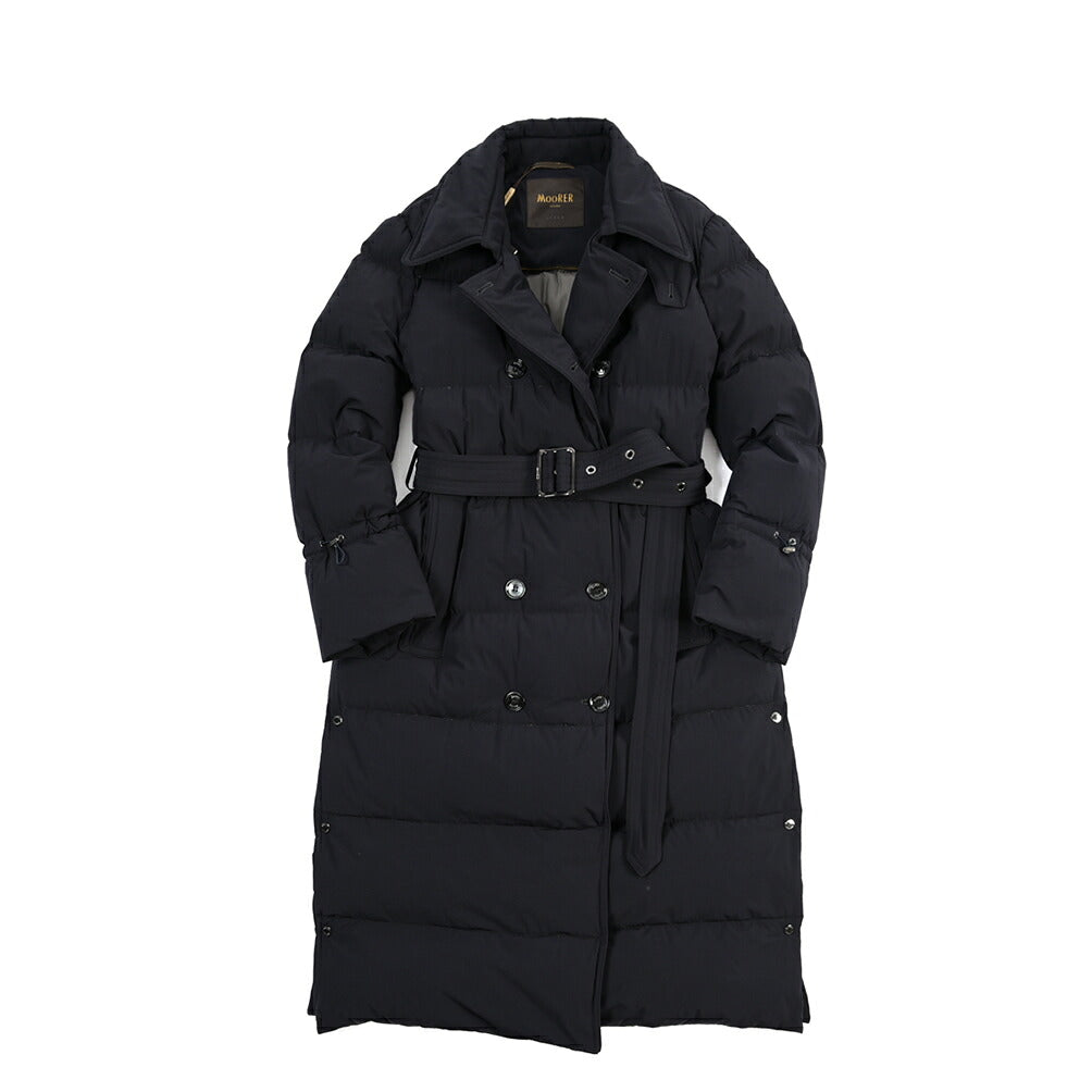 MOORER “DEISI-KN” ストレッチナイロン ダウントレンチコート / ACQUA RESISTANT (撥水) / レディース