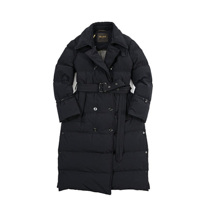 MOORER “DEISI-KN” ストレッチナイロン ダウントレンチコート / ACQUA RESISTANT (撥水) / レディース