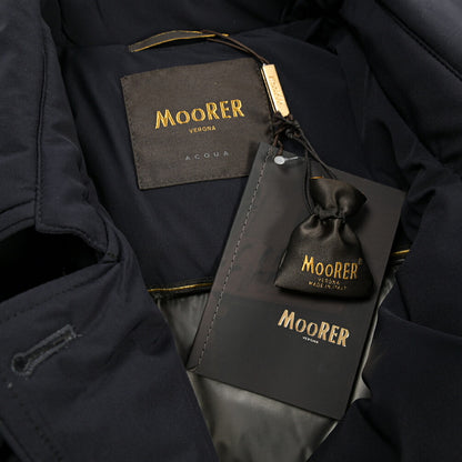 MOORER “DEISI-KN” ストレッチナイロン ダウントレンチコート / ACQUA RESISTANT (撥水) / レディース