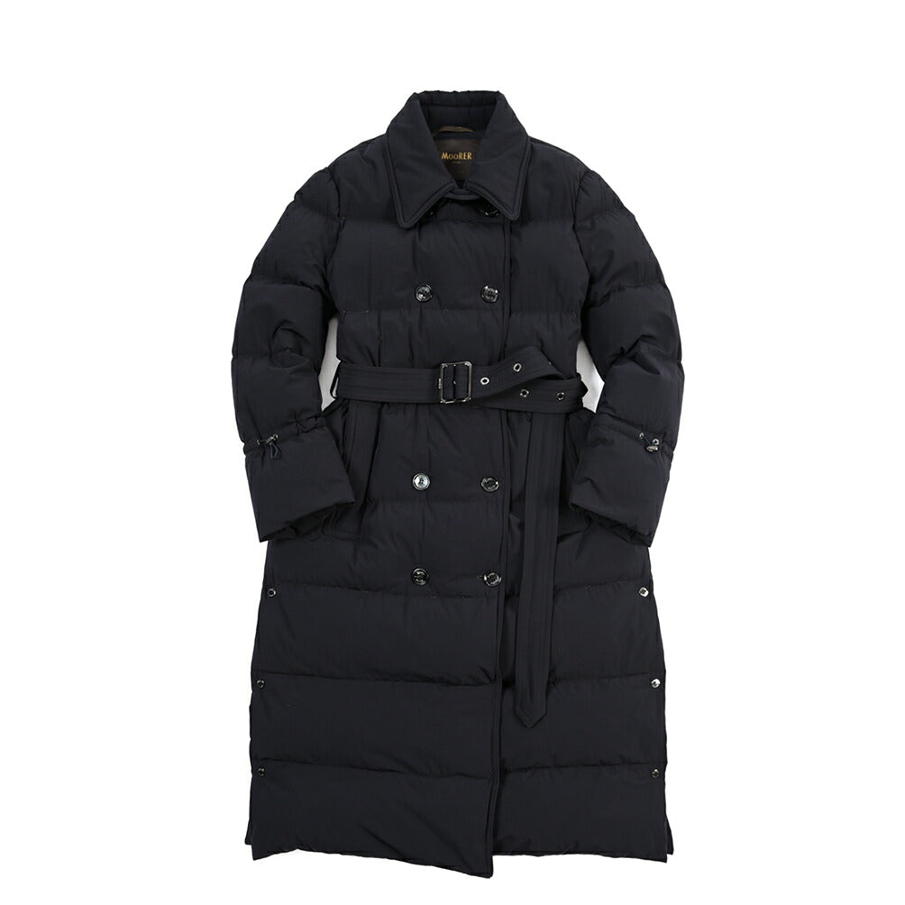 MOORER “DEISI-KN” ストレッチナイロン ダウントレンチコート / ACQUA RESISTANT (撥水) / レディース