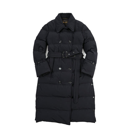 MOORER “DEISI-KN” ストレッチナイロン ダウントレンチコート / ACQUA RESISTANT (撥水) / レディース