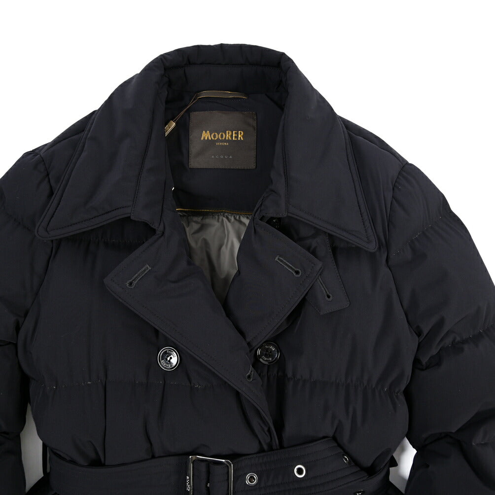 MOORER “DEISI-KN” ストレッチナイロン ダウントレンチコート / ACQUA RESISTANT (撥水) / レディース