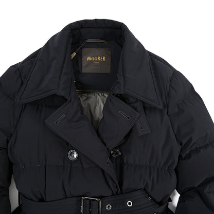 MOORER “DEISI-KN” ストレッチナイロン ダウントレンチコート / ACQUA RESISTANT (撥水) / レディース