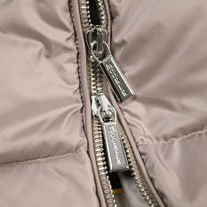 MOORER “FABULA-CZI” 異素材コンビ 3WAYスタンドカラーダウンコート / レディース