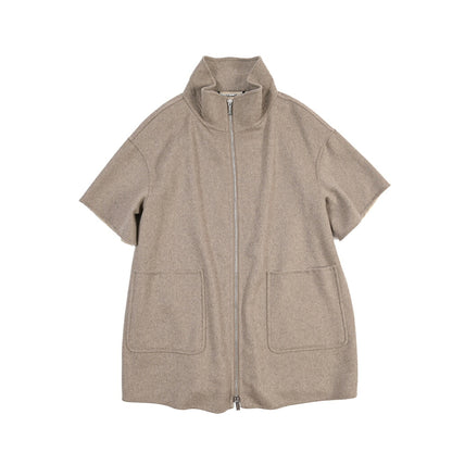 MOORER “FABULA-CZI” 異素材コンビ 3WAYスタンドカラーダウンコート / レディース