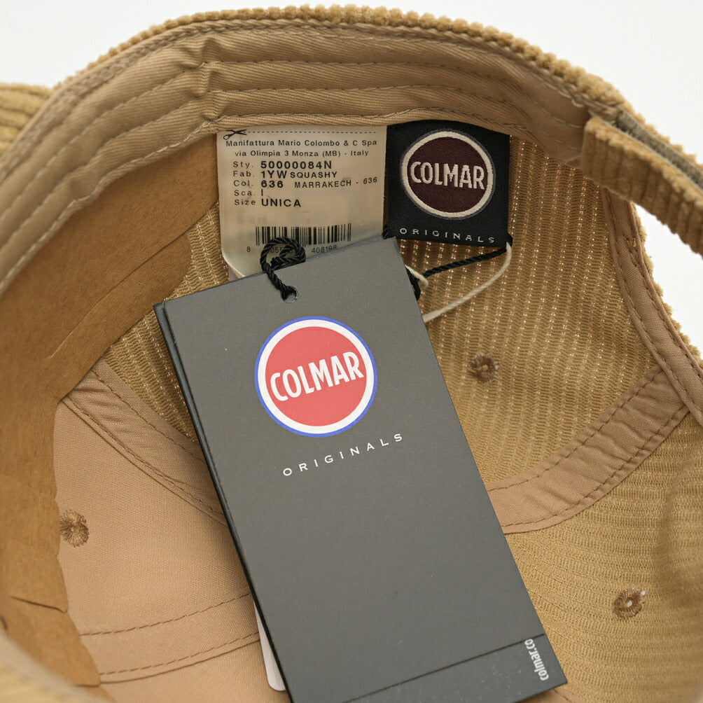 26-27AW COLMAR ORIGINALS コットン混 コーデュロイベースボールキャップ
