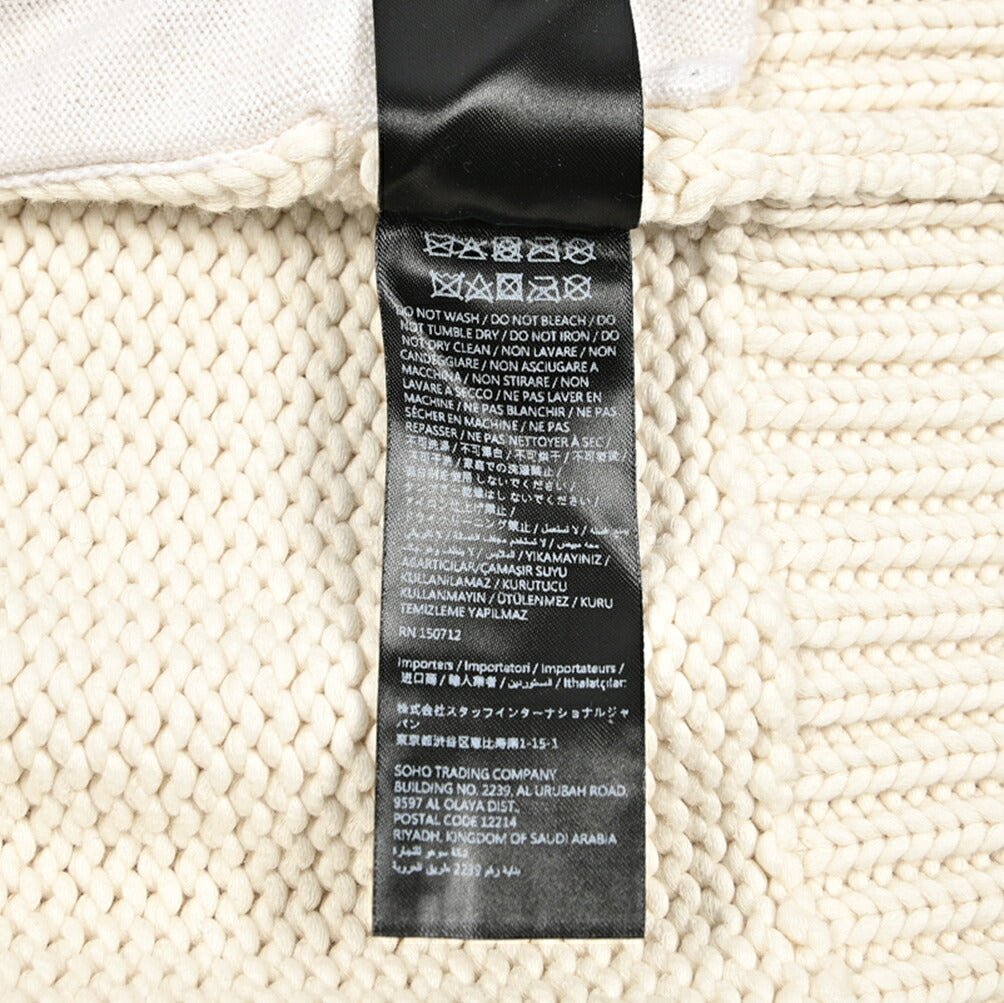 AMIRI コットン100% ジップニットカーディガン｜430534｜GUARDAROBA MILANO OFFICIAL STORE