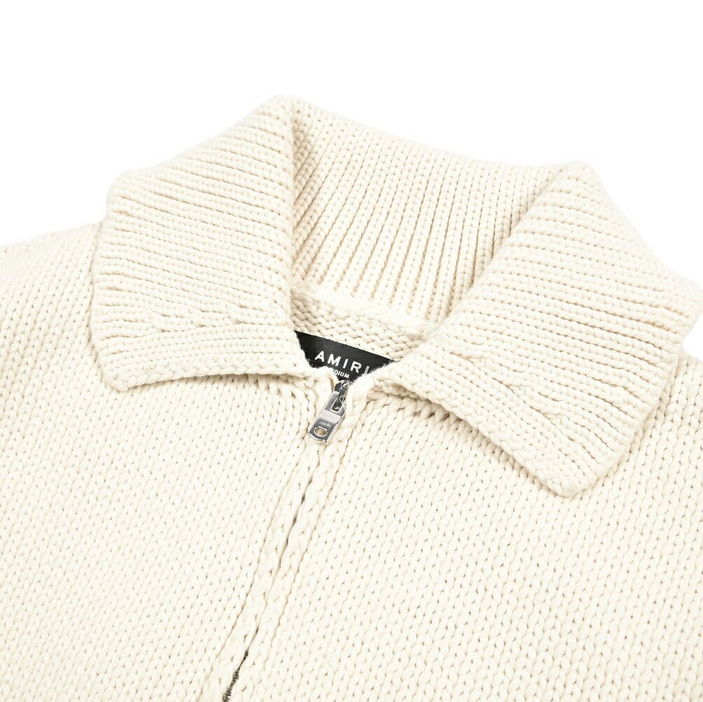 AMIRI コットン100% ジップニットカーディガン｜430534｜GUARDAROBA MILANO OFFICIAL STORE