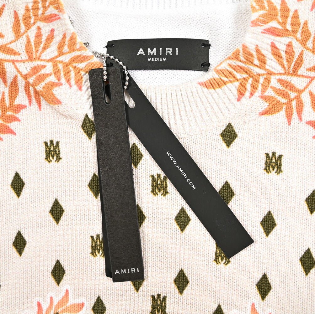 AMIRI コットン100% クルーネックニットセーター｜430538｜GUARDAROBA MILANO OFFICIAL STORE