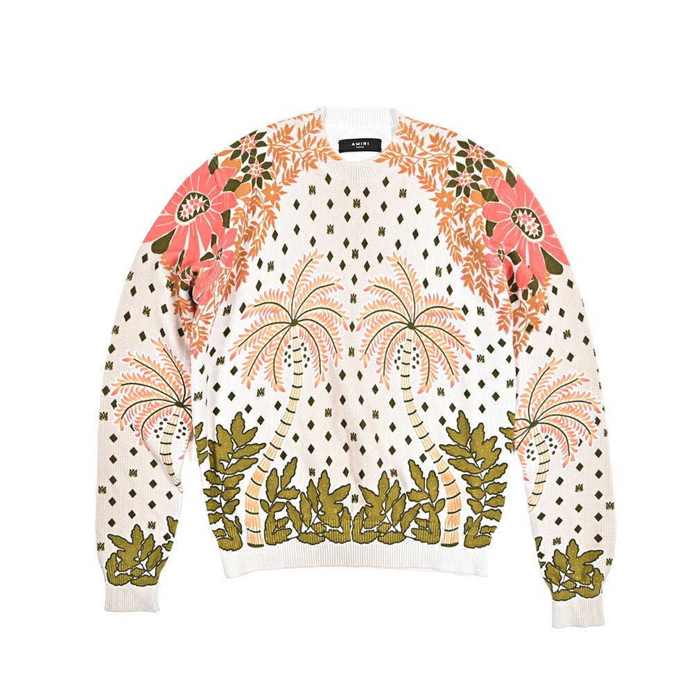 AMIRI コットン100% クルーネックニットセーター｜430538｜GUARDAROBA MILANO OFFICIAL STORE